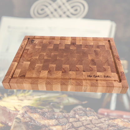 Endatré skurðarbretti úr evrópsku birki – 50 x 30 cm | RÓT