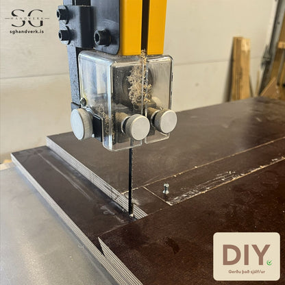 DIY – Hring sniðmát fyrir bandsög | SG Handverk