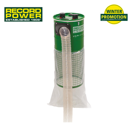 Record Power CGV286-3 vegghengd spónsuga 150 ltr | Vetrartilboð