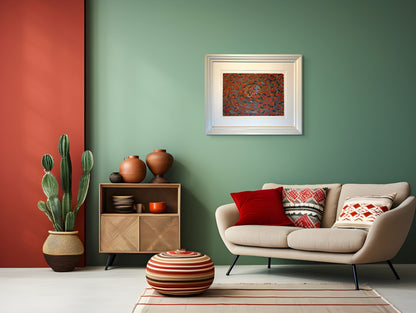 Fiðrildi - 2024, akrýl á pappír 39x29 sm.