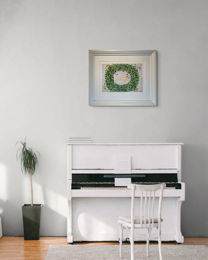 Ljúflingur - 2024, akrýl á pappír 39x29 sm.