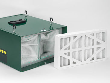 Lofthreinsari - AC400 Two Stage Air Filter with Remote, 3 Speeds/Time Delay